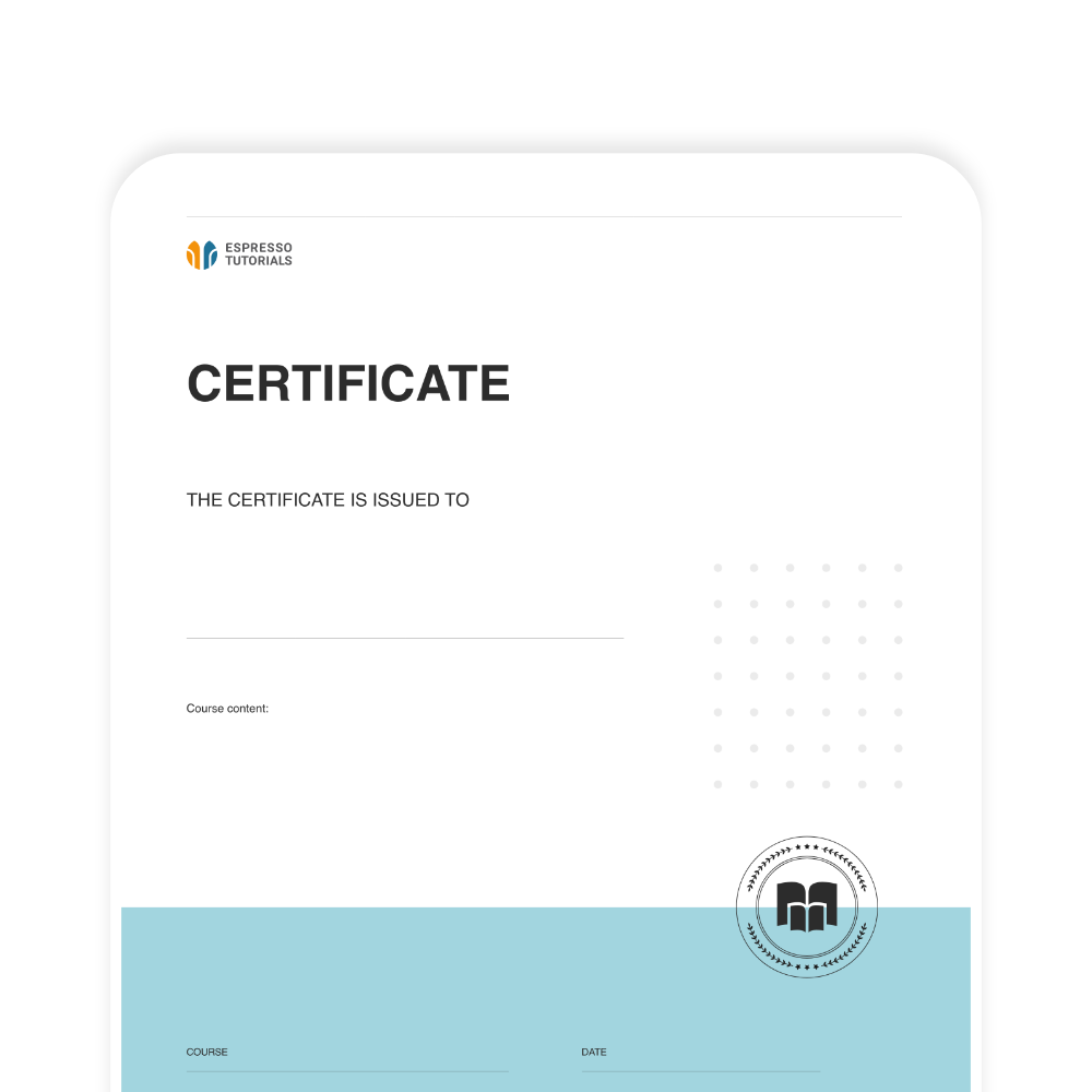 Certificates
